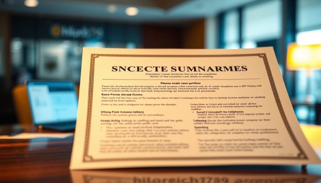 ใบอนุญาตการพนันและมาตรฐานความปลอดภัย