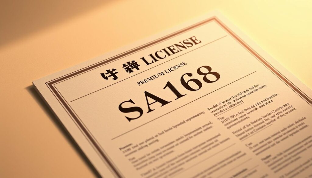 ใบอนุญาตคาสิโน SA168 ใบอนุญาตคาสิโน SA168