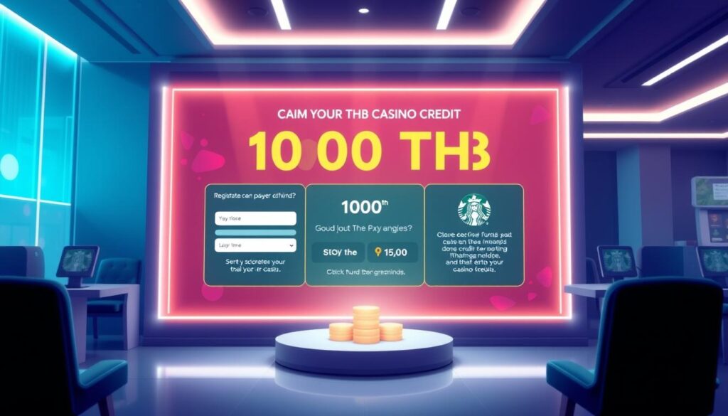 ขั้นตอนรับเครดิตทดลอง 1000 บาท ขั้นตอนรับเครดิตทดลอง 1000 บาท