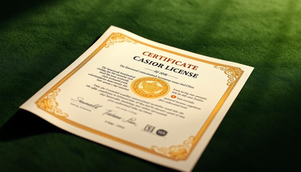 ใบอนุญาตคาสิโน