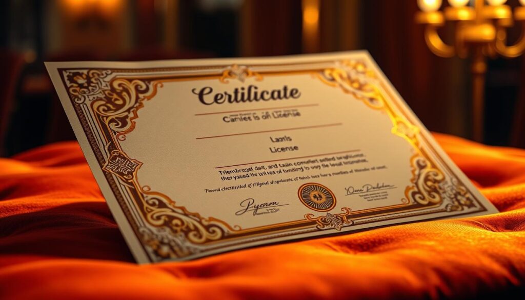 ใบอนุญาตคาสิโน ใบอนุญาตคาสิโน